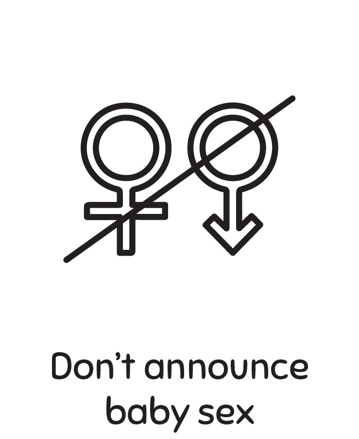 Don't Announce Baby Gender