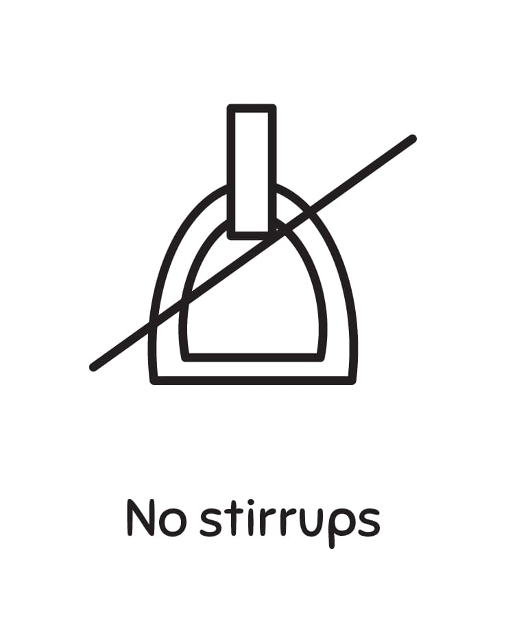 No Stirrups