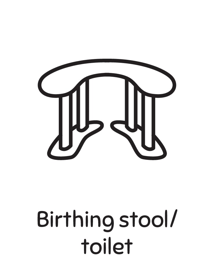 Birthing Stool/ Toilet