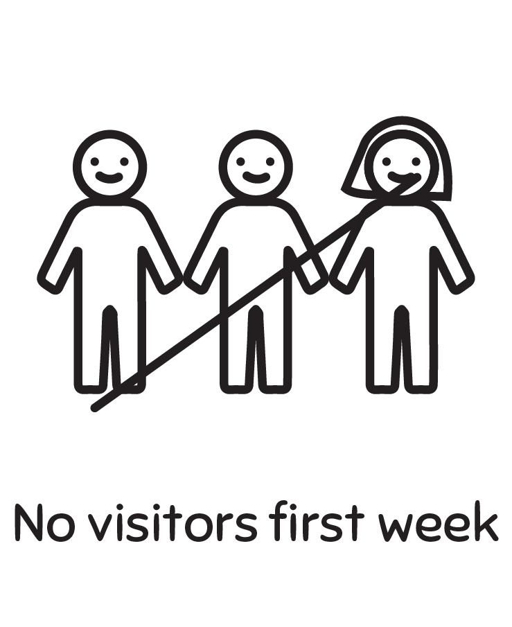 No Visitors First Week